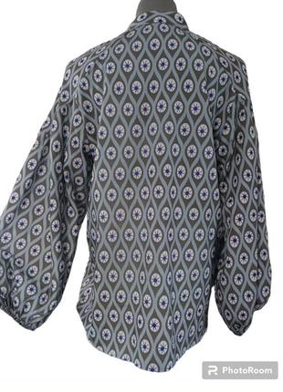 Жіноча сорочка з об'ємним рукавом розмір 46-484 фото