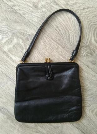 Винтажная кожаная сумочка