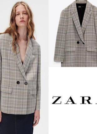 Двубортный жакет/пиджак zara