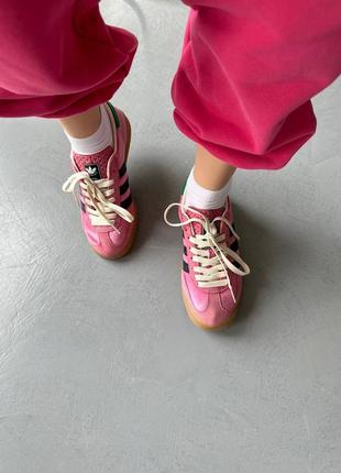 Adidas gazelle gucci розовые замшевые кеды адидас газель вьетнам премиум10 фото