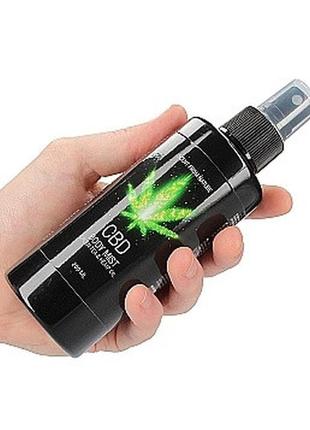 Набор для ванны (гель, пена и спрей)cbd care set - green tea & hemp oil