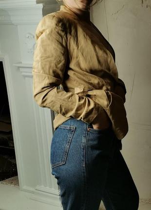 Крутецкий пиджак в цвете кэмэл  zara basic