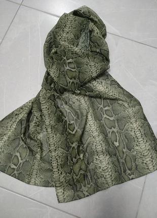 Шарф шарфик зміїний принт