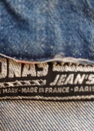 Куртка винтажная редкая 
джинсова    jonas jean's 
made in france 🇫🇷  размер 42-444 фото