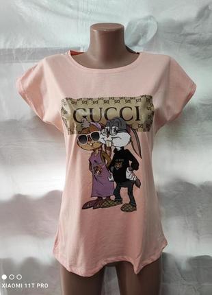 Футболка в стиле gucci1 фото