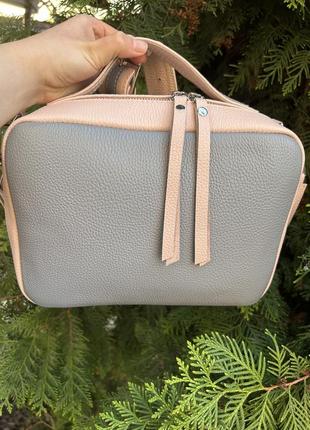 Сумка жіноча з натуральної шкіри