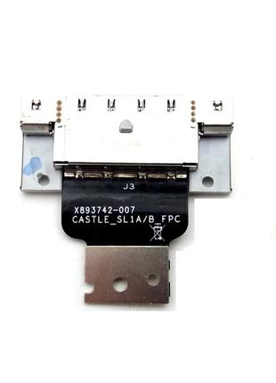 Роз'єм живлення для планшета microsoft surface pro 3 1631 0801-2u020qs dc3614 — б/у