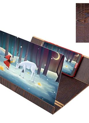 Подставка телефона увеличительный 3d экран 12 дюймов №283