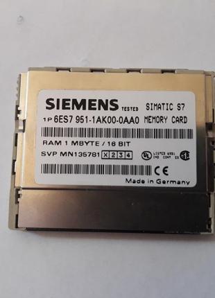 Картка пам'яті для simatic s7300 6es7951-1ak00-0aa0 1mб