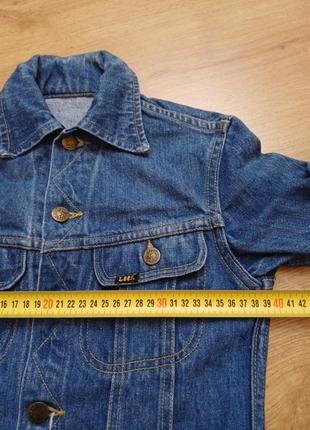 Куртка детская джинсовая lee jean's 
made in belgium розмір 144 фото