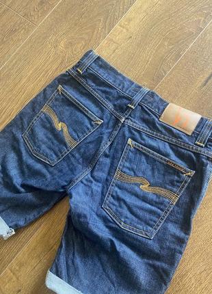 Джинсовые шорты nudie levi’s2 фото