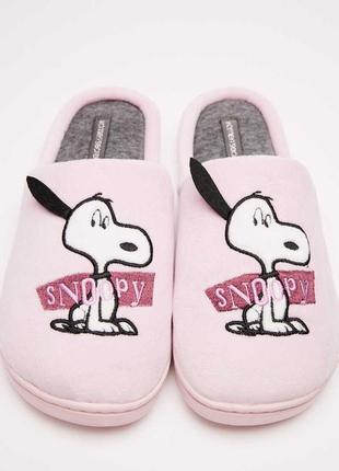 Тапочки women'secret snoopy снупі 38-39розмір pink