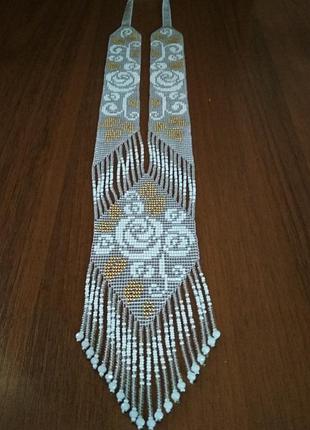 Гердан из бисера