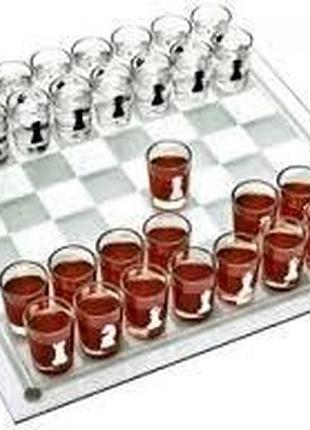 Настольная игра шахматы с рюмками №1515