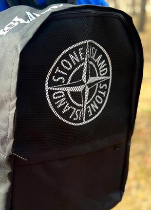 Рюкзак stone island черного цвета5 фото