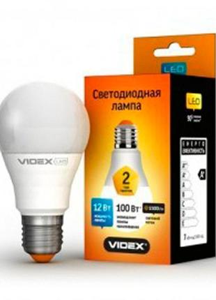 Лампа led a60е 12w (100вт) e27 4100k videx (м.2 роки)