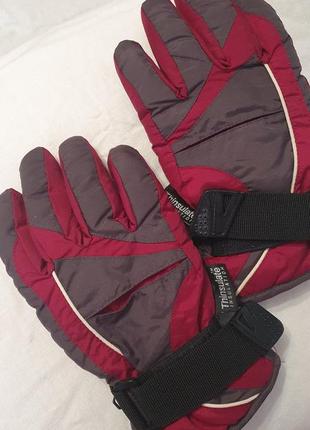 Лижні рукавиці перчатки жіночі красивий колір практичні1 фото