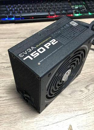 Блок живлення evga supernova 750 p2 (220-p2-0750) 750w platinum