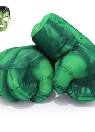Перчатки - кулаки супергероя халка из марвел (пара)2 фото