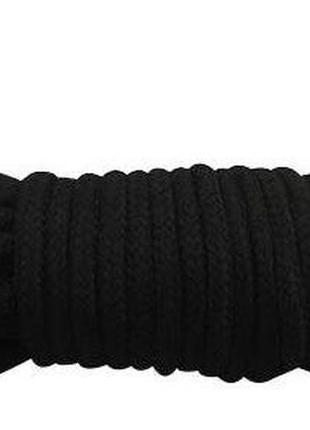 Мотузка для бондажу bondage rope 10m, black