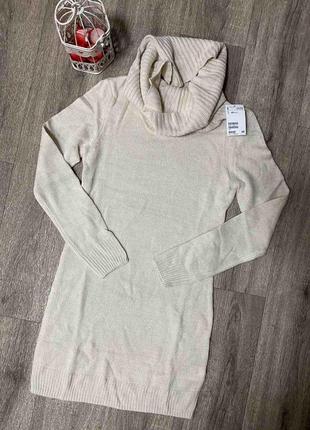 Свитер с горлом sandro H&M пог 40 пот34, длина 81,акрил