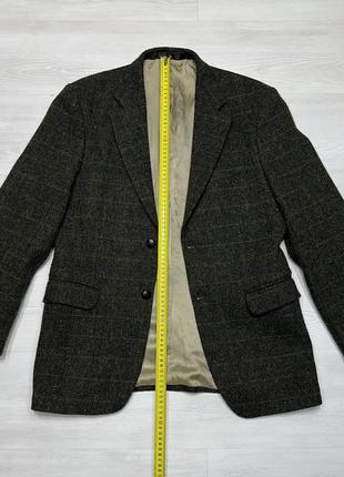 Harris tweed wool мужской известный шерстяной пиджак жакет блейзер от marks &amp; spencer5 фото