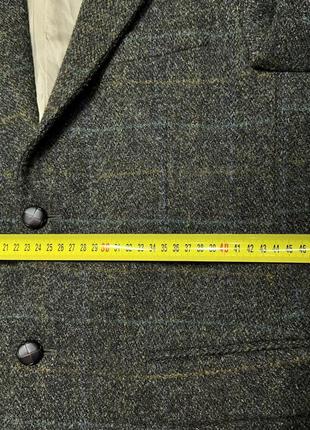 Harris tweed wool мужской известный шерстяной пиджак жакет блейзер от marks &amp; spencer8 фото