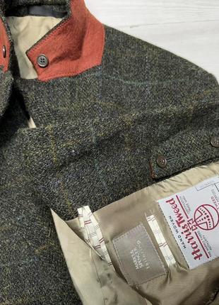 Harris tweed wool мужской известный шерстяной пиджак жакет блейзер от marks &amp; spencer3 фото