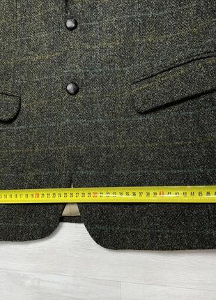 Harris tweed wool мужской известный шерстяной пиджак жакет блейзер от marks &amp; spencer9 фото