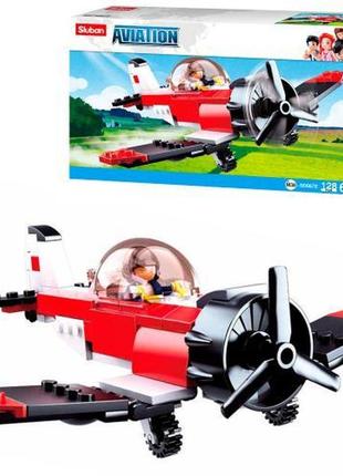 Конструктор  sluban m38-b0667e "літак" 128 дітей.