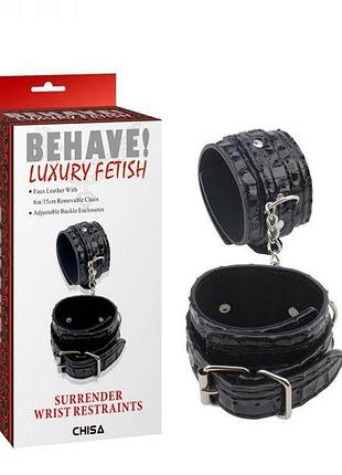 Наручники surrender wrist restraints 3