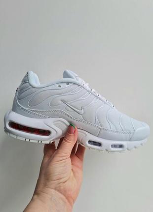 Текстильні кросівки nike air max tn+ white