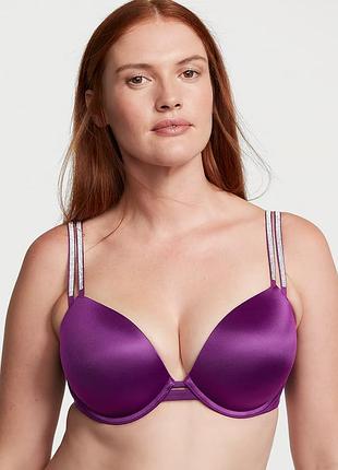 Бюстгальтер зі стразами з пуш-ап victoria’s secret оригінал ліфчик вікторія сікрет