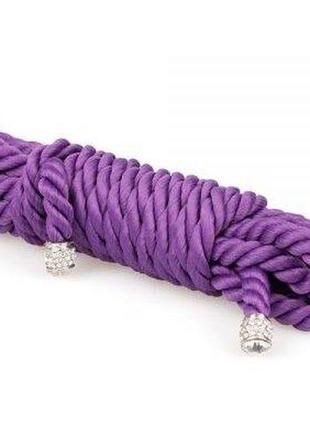 Мотузка для бондажу premium silky 3m purple (3 метри)