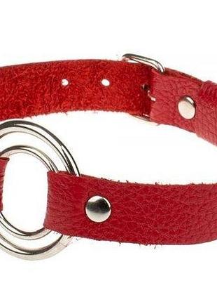 Нашийник double target, red