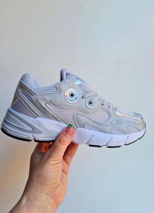 Текстильные кроссовки adidas astir grey silver