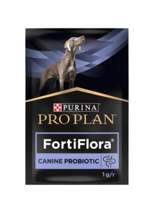 Пробіотична добавка для цуценят та дорослих собак purina pro plan fortiflora 1г