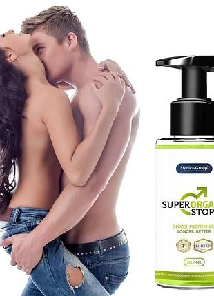 Гель для задержки эякуляции (пролонгатор) medica super orgasm stop gel с эффектом прохлады, 150 мл