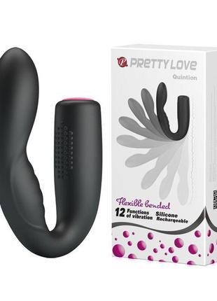 Вібратор для двох prettty love "quintion" bi-040069-1