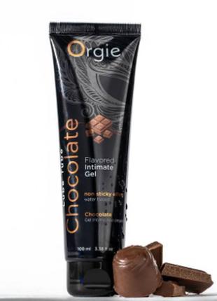 Оральный лубрикант - шоколад, orgie "lube tube" 100 мл