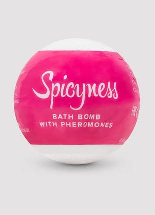 Бомбочка для ванны з феромонами obsessive bath bomb with pheromones spicy2 фото