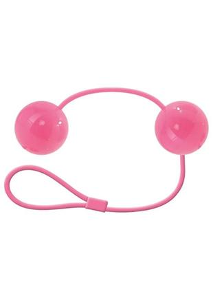 Вагінальні кульки candy balls рожевий діаметр 3,2 см польща