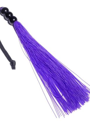 Флоггер силиконовый, 26 см fetish boss series - silicone whip purple 10"