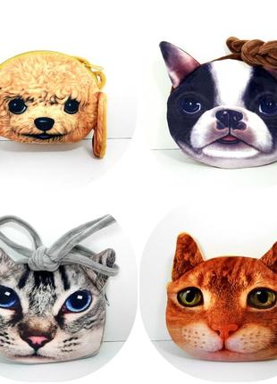 Сумочка дитяча d21882 , тварини 4 види, плюш