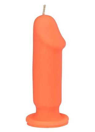 Свеча love flame - dildo s orange fluor, cps04-orange