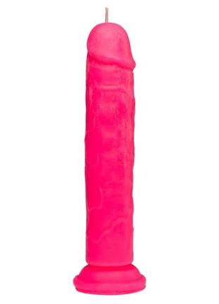 Свічка love flame - dildo roma pink fluor, cps03-pink