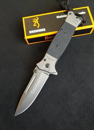 Нож тактический складной browning fa-38 туристический охотничий нож с подпружиненным выбросом клинка