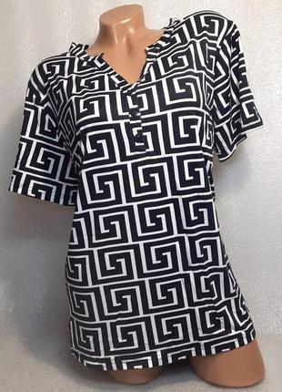 52-60 р. весняна жіноча сорочка рубашка блузка блуза віскоза польща2 фото