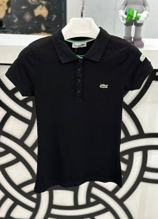 Женское поло lacoste