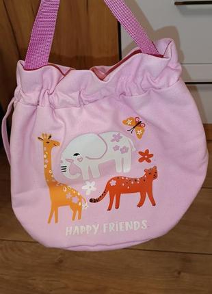 Яскрава сумочка-рюкзак для дівчинки ovs 25*302 фото